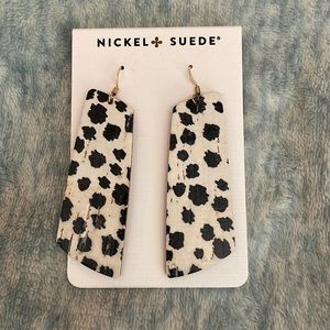 Nickel And Suede Spotted Cork Gems